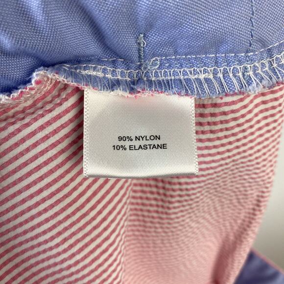 Peter Millar Crown Crafted Size 38 Matlock Seersucker Performance Golf Shorts - Picture 6 of 7